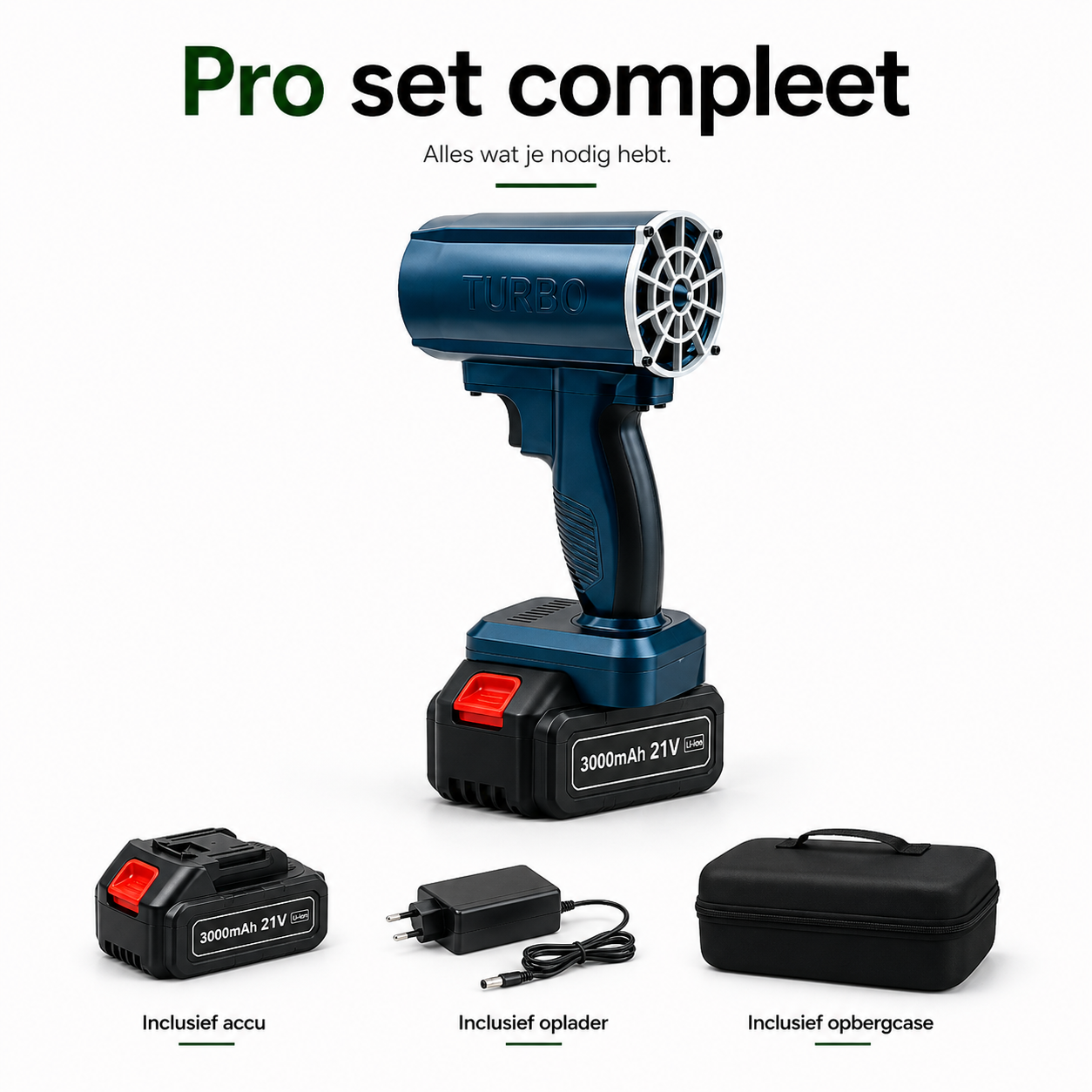 High-pressure Air Blower Pro™ | Krachtige Draadloze Blazer voor Auto, Tuin & Huis