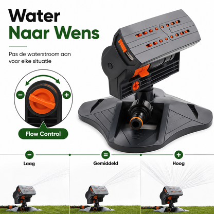 Tuinara tuinbewatering sproeier met stabiele basis