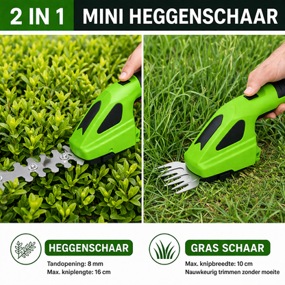 Oplaadbare snoeischaar voor nauwkeurig onderhoud