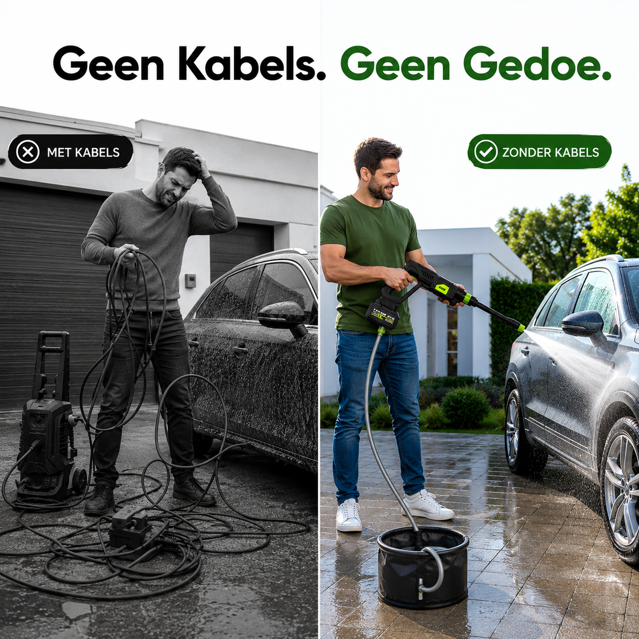 Tuinara hogedrukreiniger pro met sproeikop