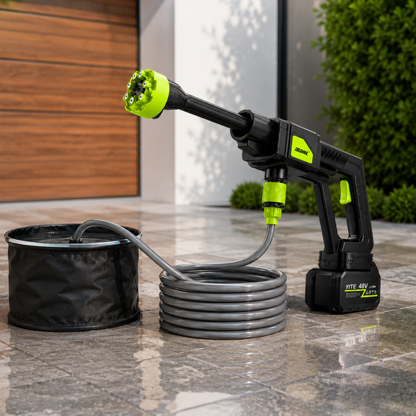 Sluit de watertoevoer aan