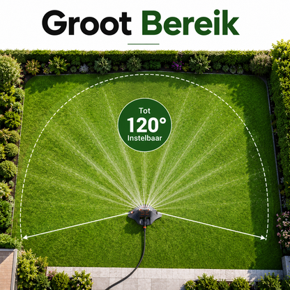 Tuinsproeier voor planten en grasveld bewatering