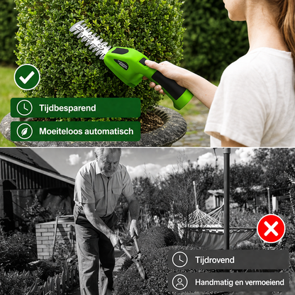 Tuinara snoeigereedschap met verwisselbare messen