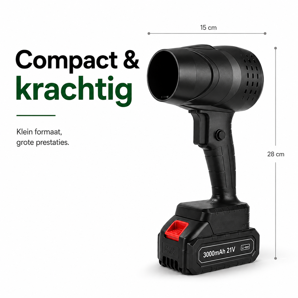 High-pressure Air Blower Pro™ | Krachtige Draadloze Blazer voor Auto, Tuin & Huis