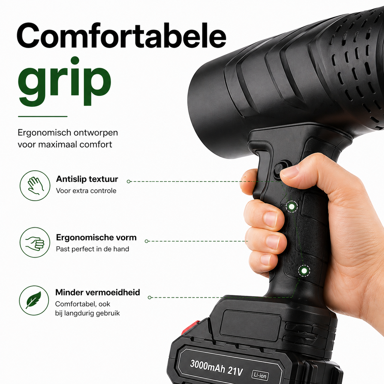 High-pressure Air Blower Pro™ | Krachtige Draadloze Blazer voor Auto, Tuin & Huis