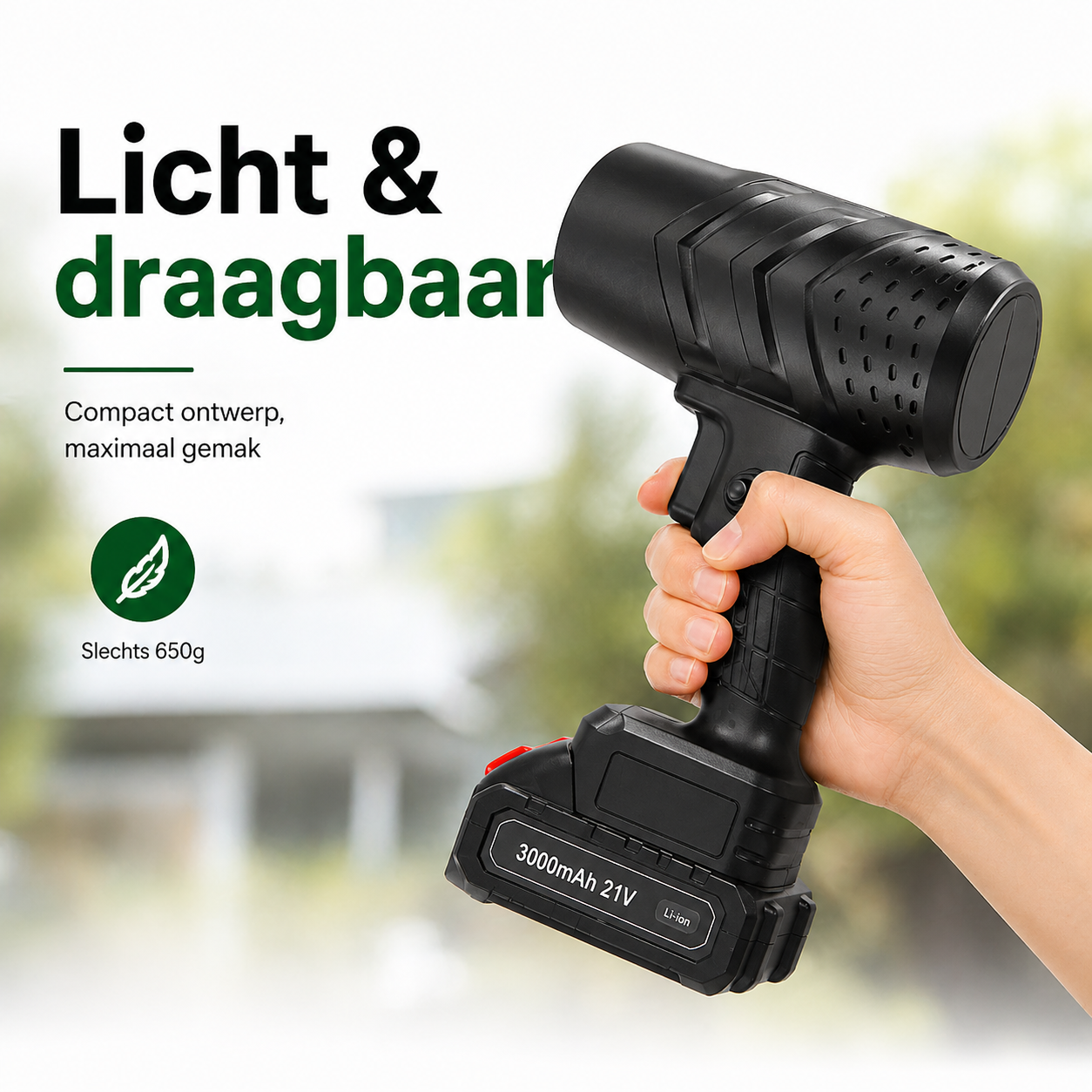 High-pressure Air Blower Pro™ | Krachtige Draadloze Blazer voor Auto, Tuin & Huis