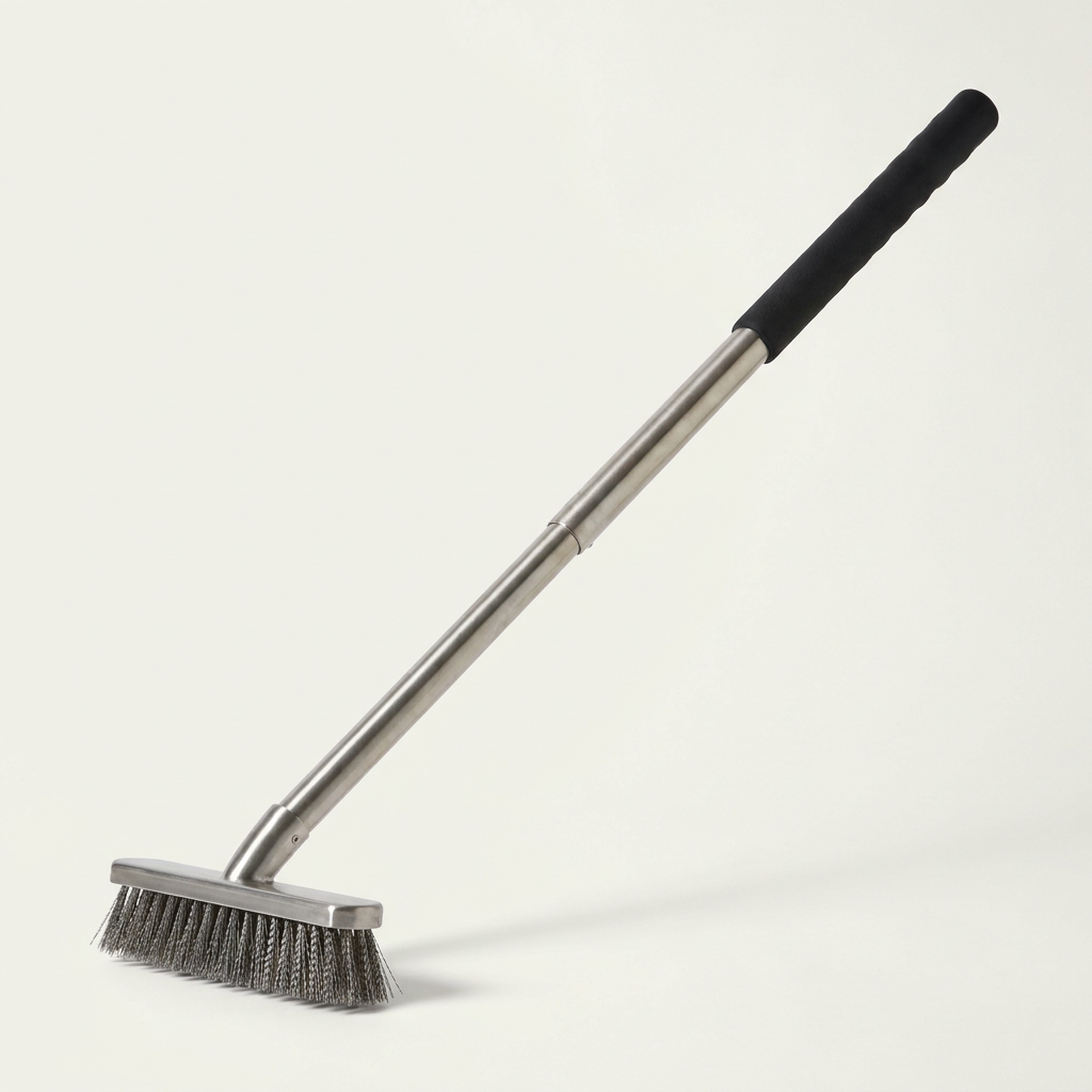 Onkruidborstel met telescoopsteel